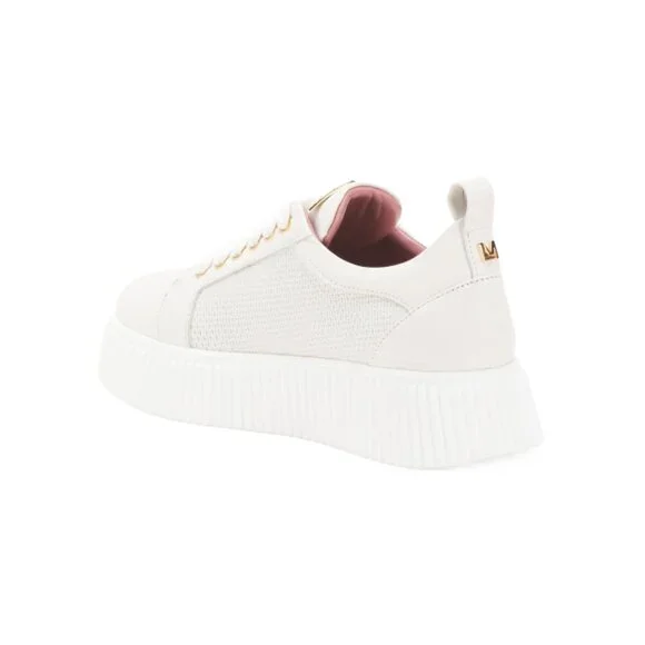 LORENZO MARI Green Made In Italy Leather Sneakers